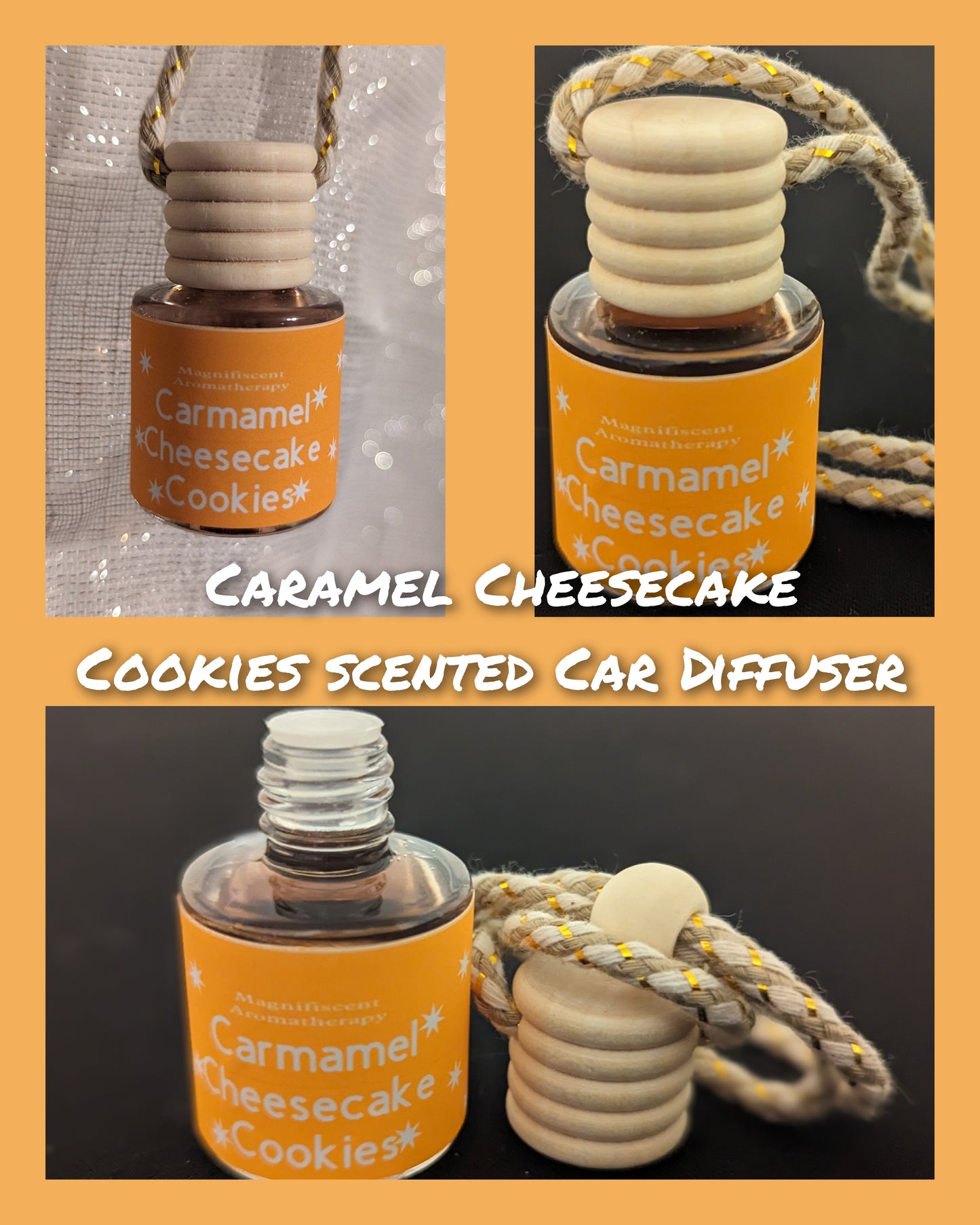 Caramel Cheesecake Cookie Car Diffuser