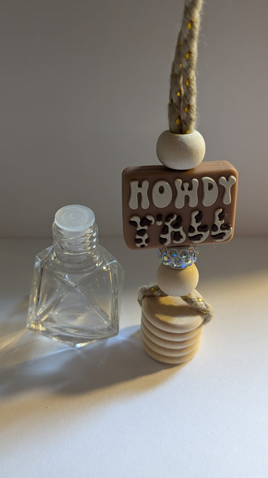 Howdy Y'all hanging Car Diffuser