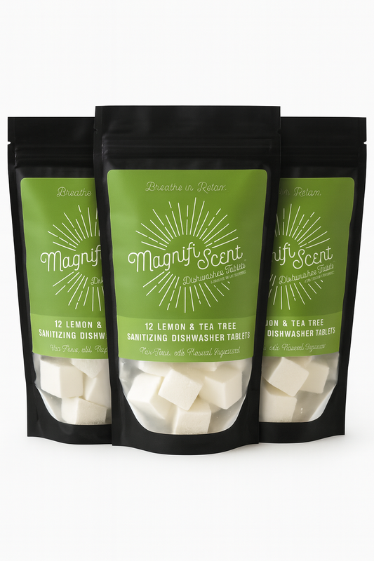 MagnifiScent Dishwasher Sanitizing Tablets Family Packet